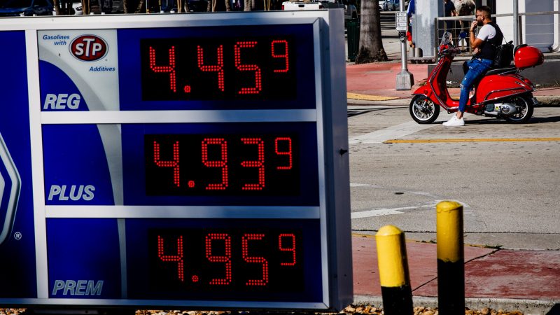 The highest gas prices in US history