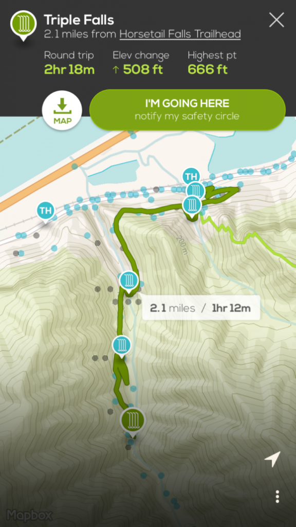 Cairn hiking app