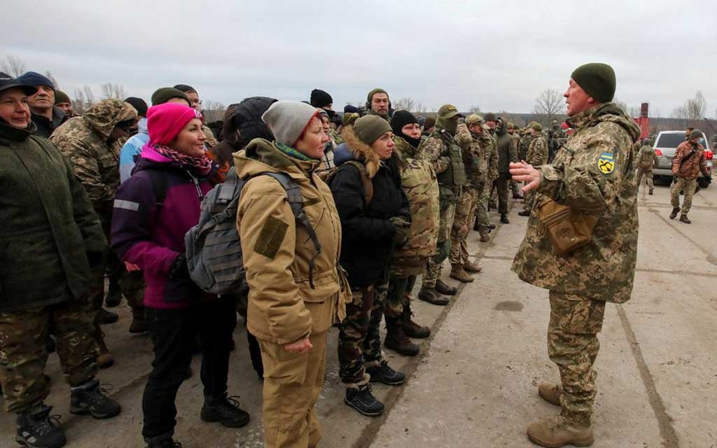Ukraine residents russian-army