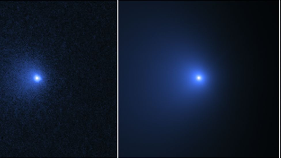 Nasa scientists spy 'largest comet ever seen'
