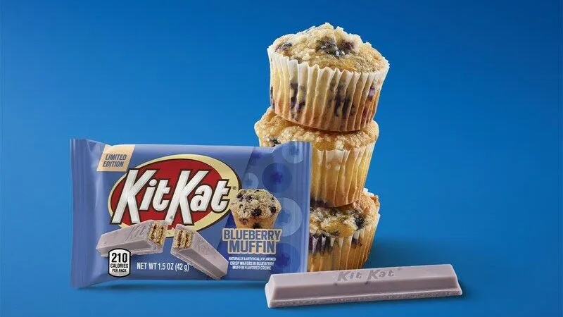 KitKat blueberry Muffin