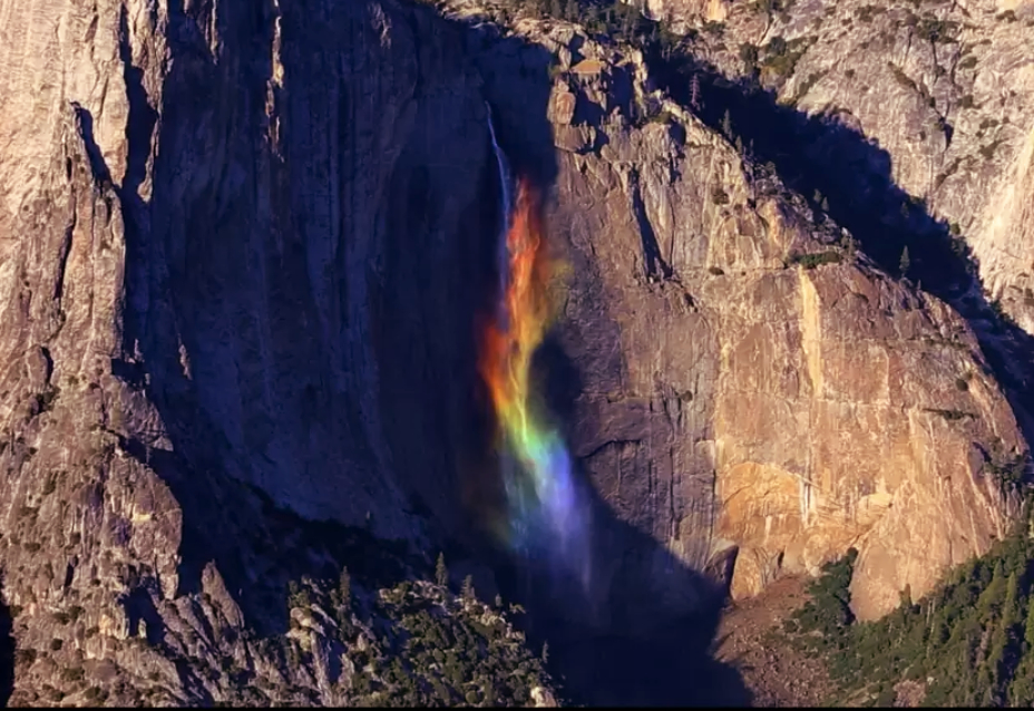 Extraordinary Rainbow Waterfall